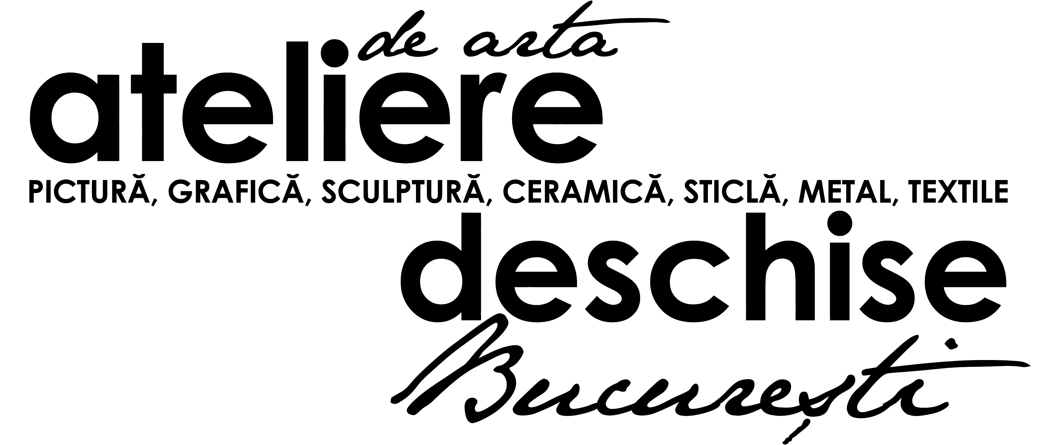 logo typography ZAE negru